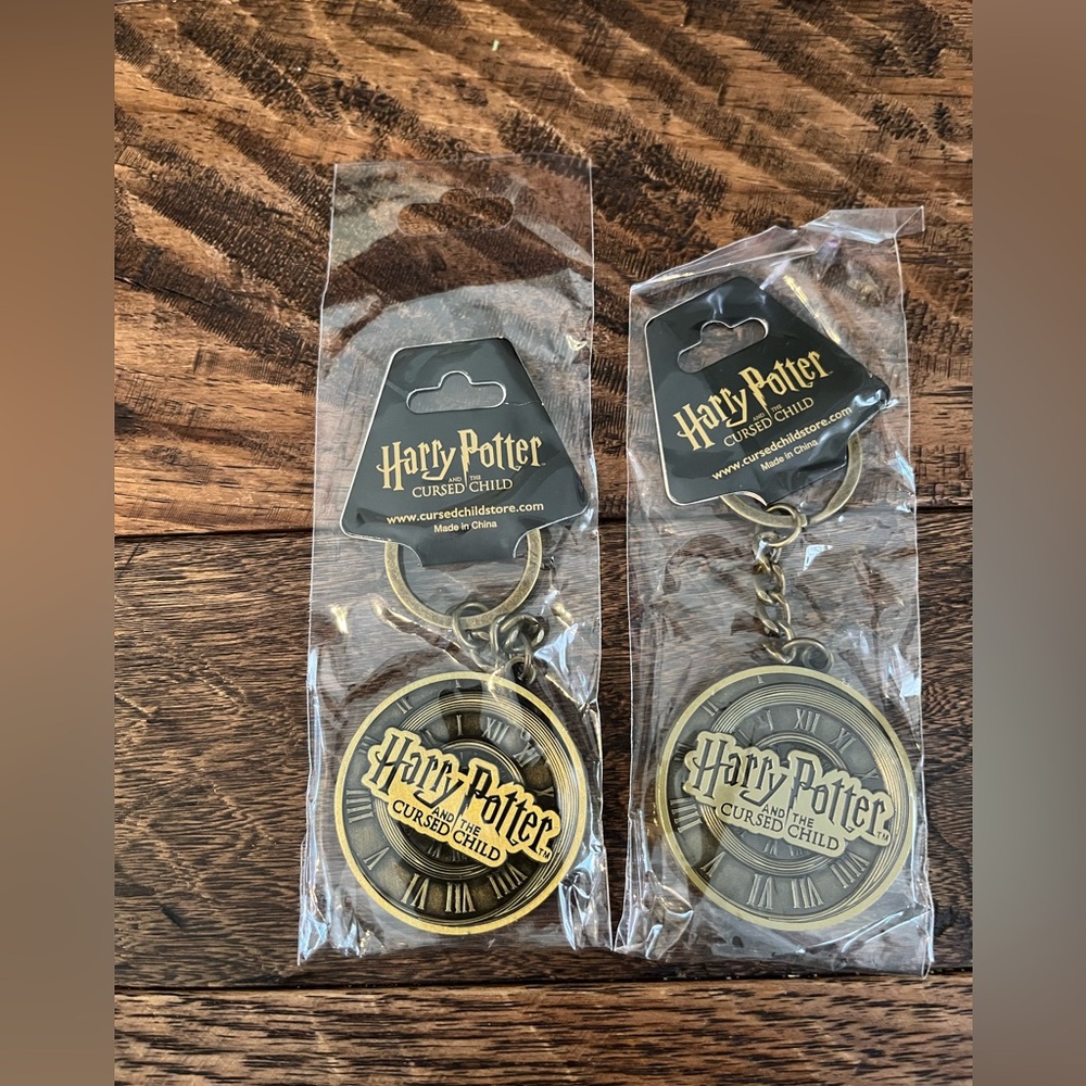 Harry Potter Cursed Child Vortex Key Ring keychain bundle of 2